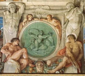 Galerie Farnèse, détail du plafond